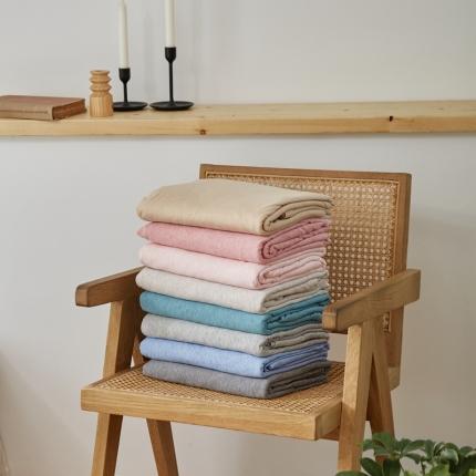 （总）原研家居 2020新款全棉针织棉纯色系列单床单