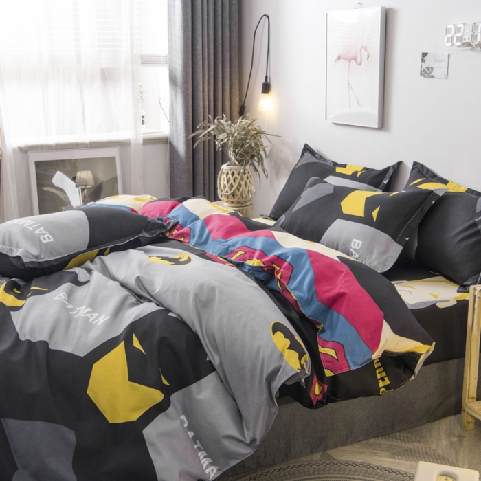 91家纺网 家纺一手货源 找家纺 乐居坊 2020新款简约小清新芦荟棉四件套 DC联盟