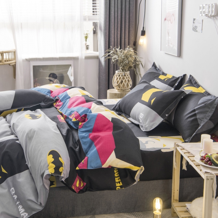 91家纺网 家纺一手货源 找家纺 乐居坊 2020新款简约小清新芦荟棉四件套 DC联盟