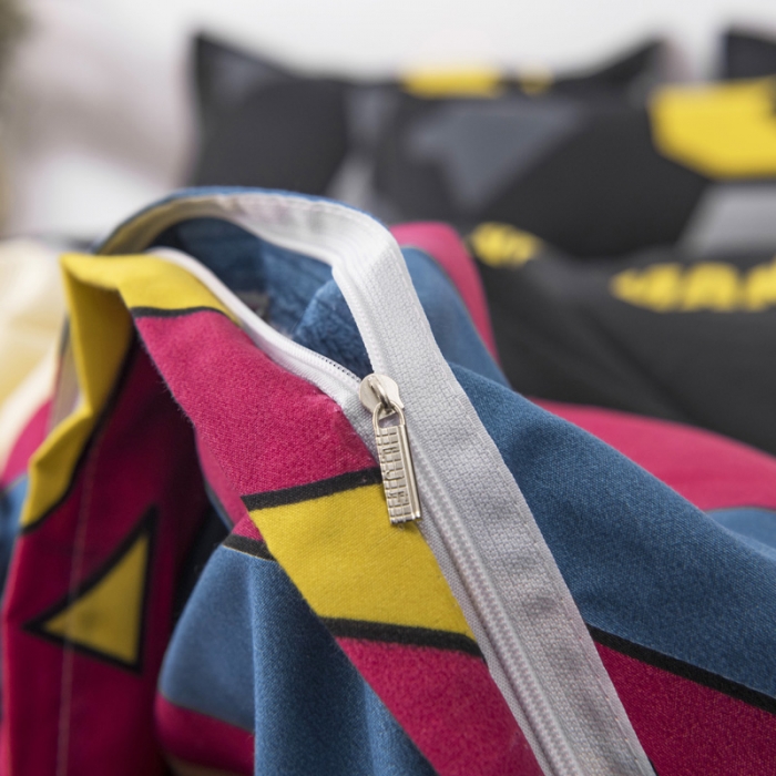 91家纺网 家纺一手货源 找家纺 乐居坊 2020新款简约小清新芦荟棉四件套 DC联盟