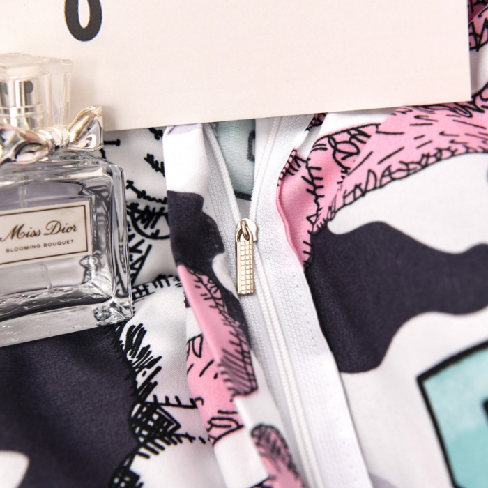 91家纺网 家纺一手货源 找家纺 乐居坊 2020新款简约小清新芦荟棉四件套 阿尔法