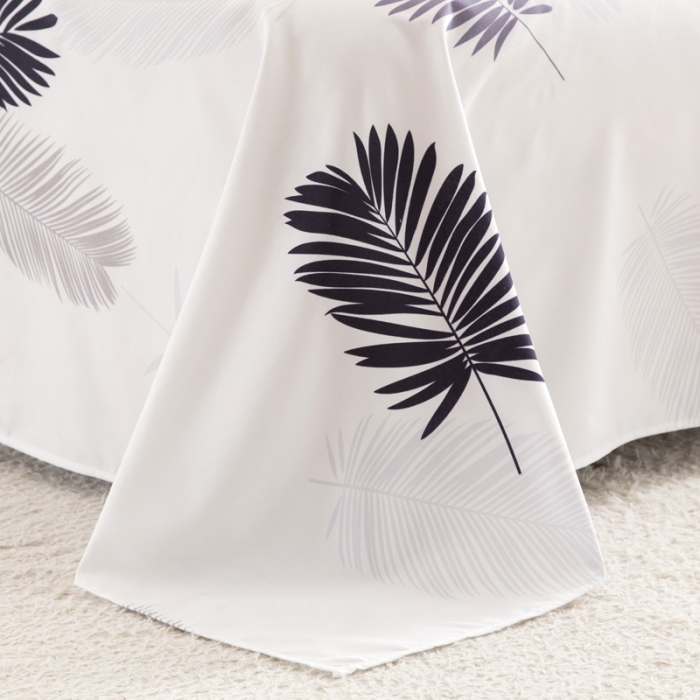 91家纺网 家纺一手货源 找家纺 乐居坊 2020新款简约小清新芦荟棉四件套 安琪拉