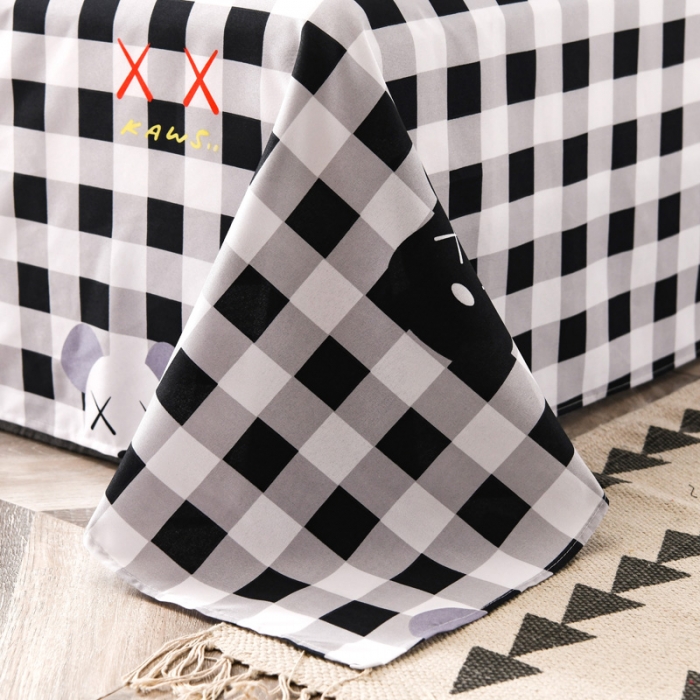 91家纺网 家纺一手货源 找家纺 乐居坊 2020新款简约小清新芦荟棉四件套 暴族达人