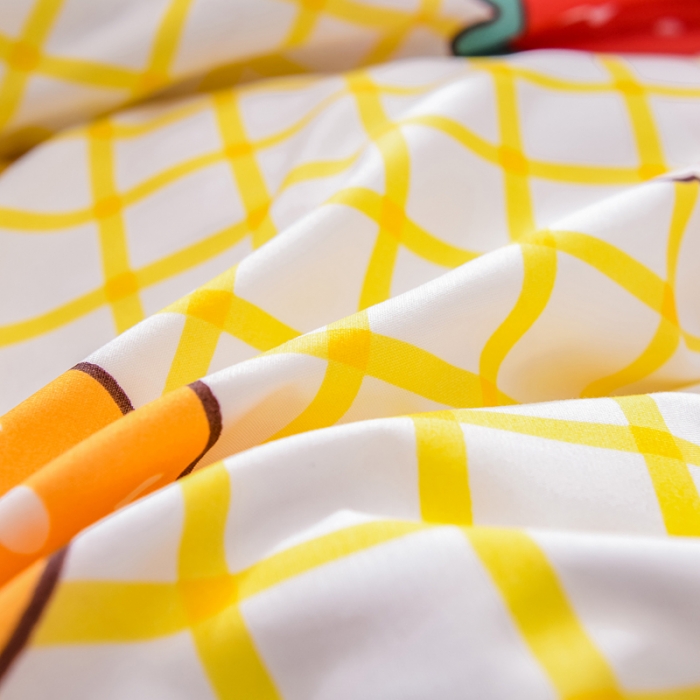 91家纺网 家纺一手货源 找家纺 乐居坊 2020新款简约小清新芦荟棉四件套 北海慕斯