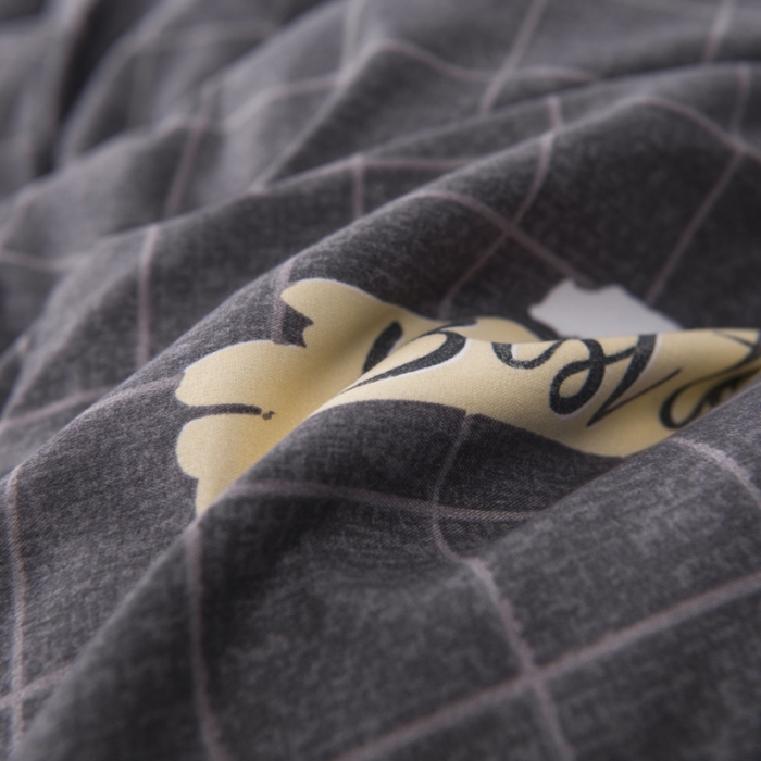 91家纺网 家纺一手货源 找家纺 乐居坊 2020新款简约小清新芦荟棉四件套 北欧森林