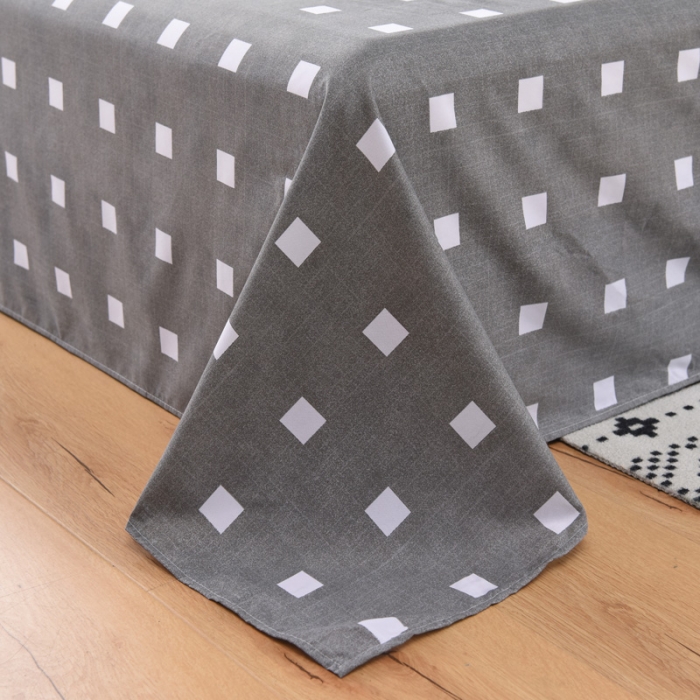 91家纺网 家纺一手货源 找家纺 乐居坊 2020新款简约小清新芦荟棉四件套 贝拉