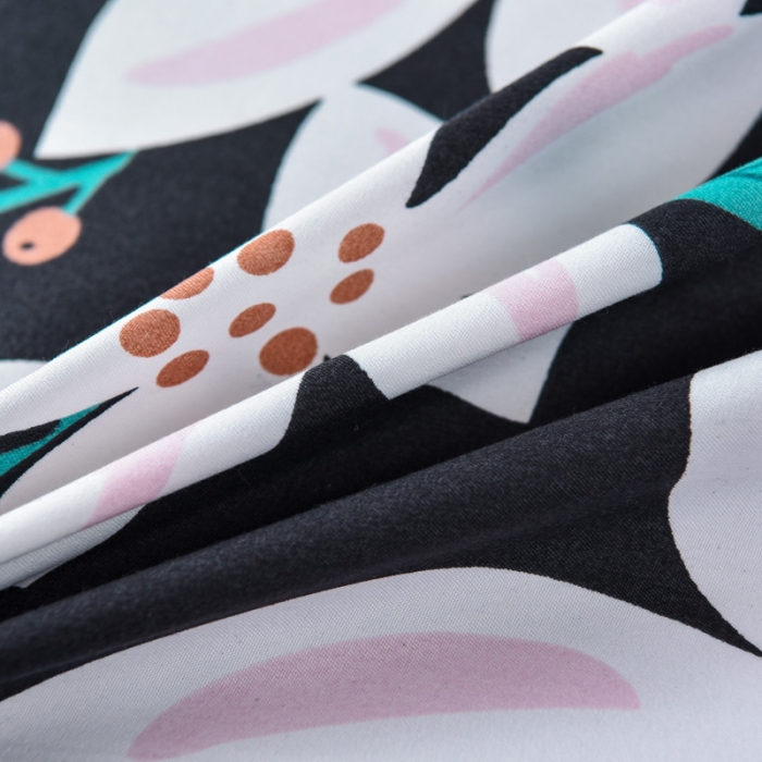 91家纺网 家纺一手货源 找家纺 乐居坊 2020新款简约小清新芦荟棉四件套 贝拉