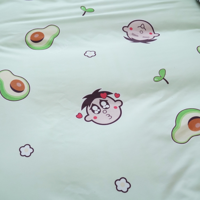 91家纺网 家纺一手货源 找家纺 乐居坊 2020新款简约小清新芦荟棉四件套 缤纷旺仔