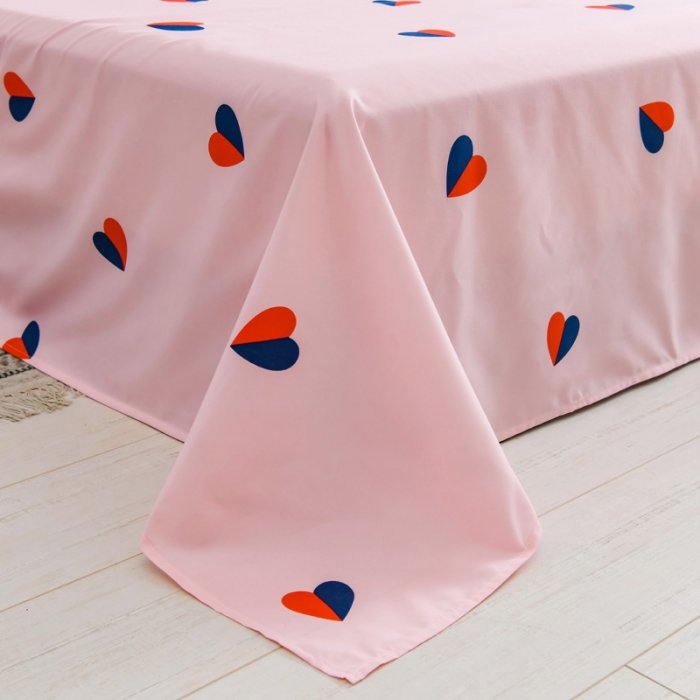 91家纺网 家纺一手货源 找家纺 乐居坊 2020新款简约小清新芦荟棉四件套 查理与露西