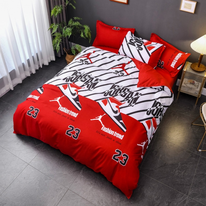 91家纺网 家纺一手货源 找家纺 乐居坊 2020新款简约小清新芦荟棉四件套 潮人之家