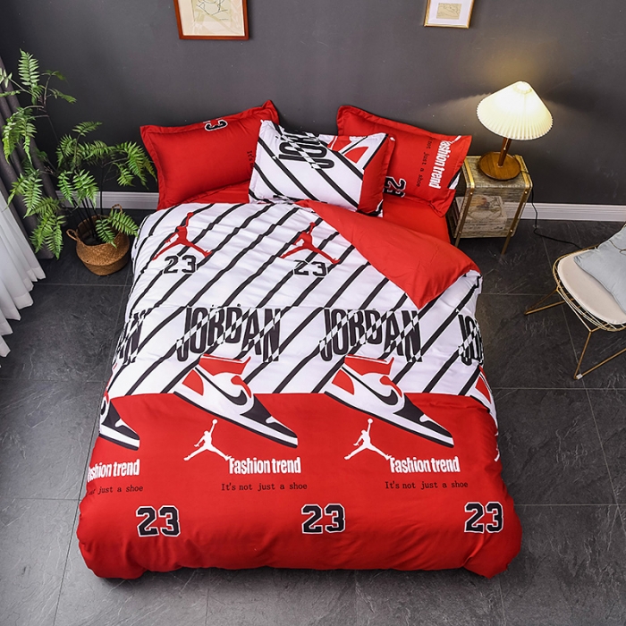 91家纺网 家纺一手货源 找家纺 乐居坊 2020新款简约小清新芦荟棉四件套 潮人之家