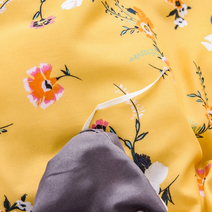 91家纺网 家纺一手货源 找家纺 乐居坊 2020新款简约小清新芦荟棉四件套 橙瑶