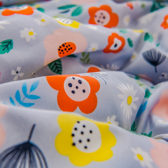 91家纺网 家纺一手货源 找家纺 乐居坊 2020新款简约小清新芦荟棉四件套 初恋