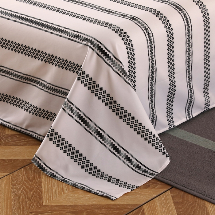 91家纺网 家纺一手货源 找家纺 乐居坊 2020新款简约小清新芦荟棉四件套 放飞梦想