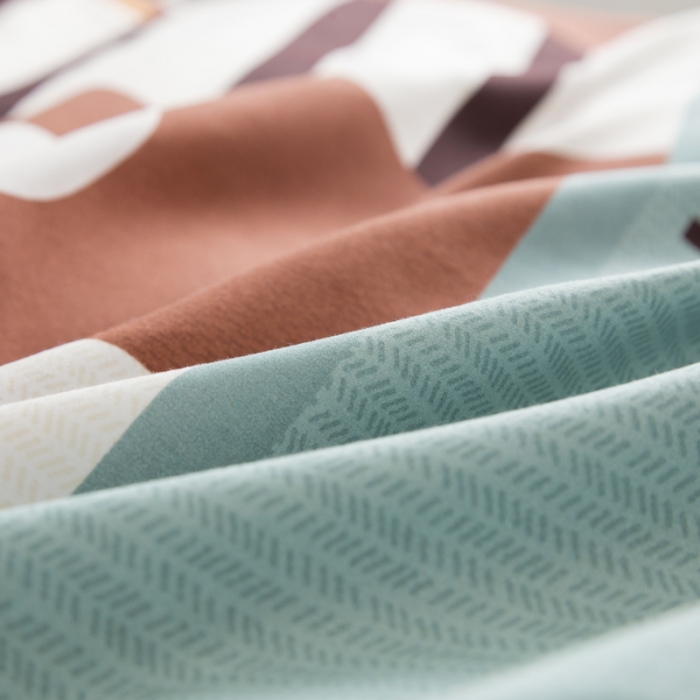 91家纺网 家纺一手货源 找家纺 乐居坊 2020新款简约小清新芦荟棉四件套 乖乖熊