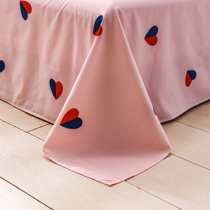 91家纺网 家纺一手货源 找家纺 乐居坊 2020新款简约小清新芦荟棉四件套 海伦公主