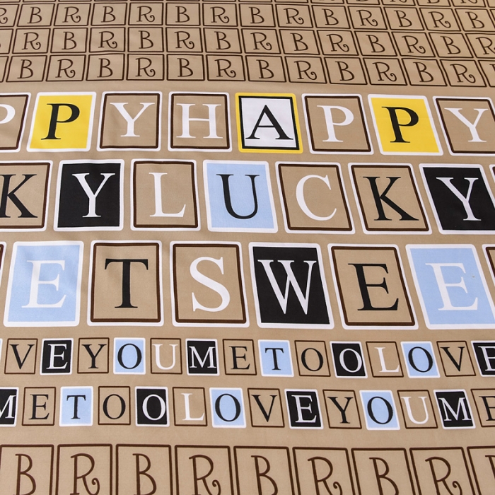 91家纺网 家纺一手货源 找家纺 乐居坊 2020新款简约小清新芦荟棉四件套 简单生活