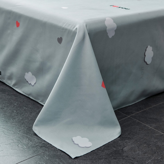 91家纺网 家纺一手货源 找家纺 乐居坊 2020新款简约小清新芦荟棉四件套 巨星梦