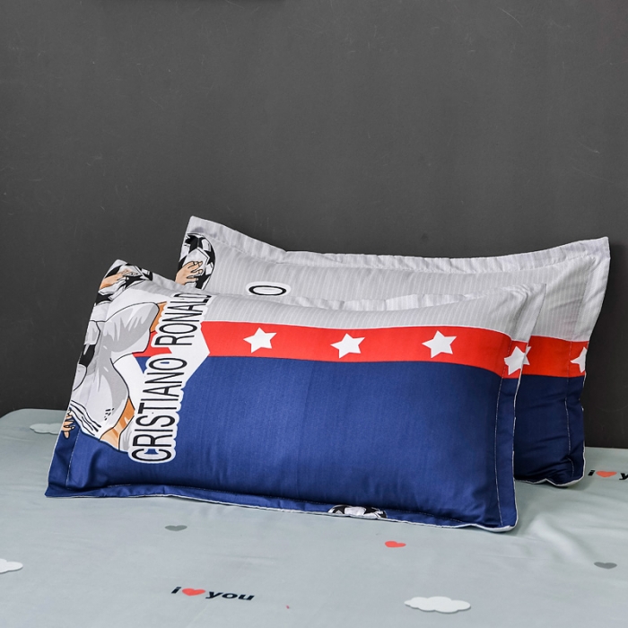 91家纺网 家纺一手货源 找家纺 乐居坊 2020新款简约小清新芦荟棉四件套 巨星梦