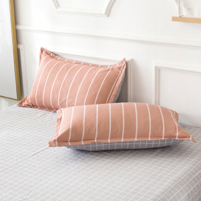 91家纺网 家纺一手货源 找家纺 乐居坊 2020新款简约小清新芦荟棉四件套 恋爱日记