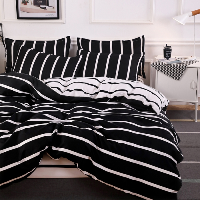 91家纺网 家纺一手货源 找家纺 乐居坊 2020新款简约小清新芦荟棉四件套 寐色