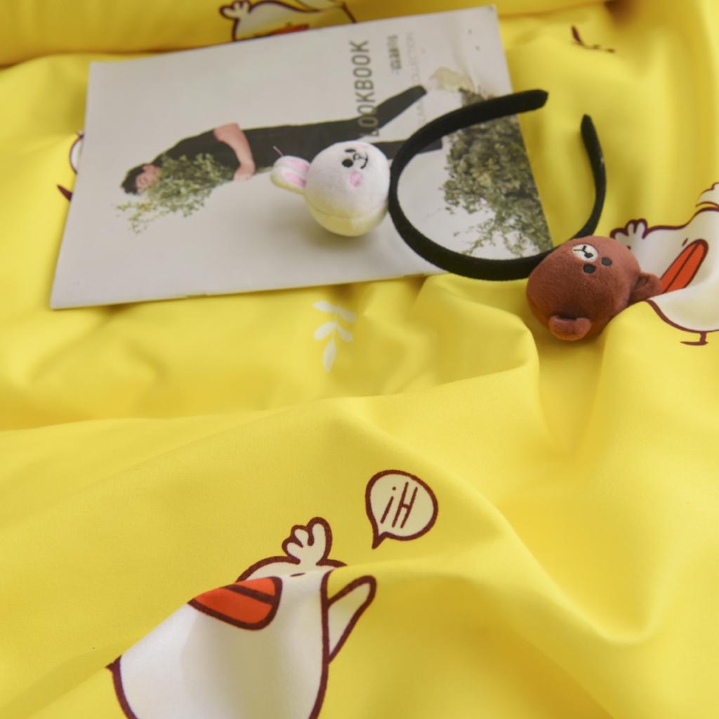 91家纺网 家纺一手货源 找家纺 乐居坊 2020新款简约小清新芦荟棉四件套 萌萌哒