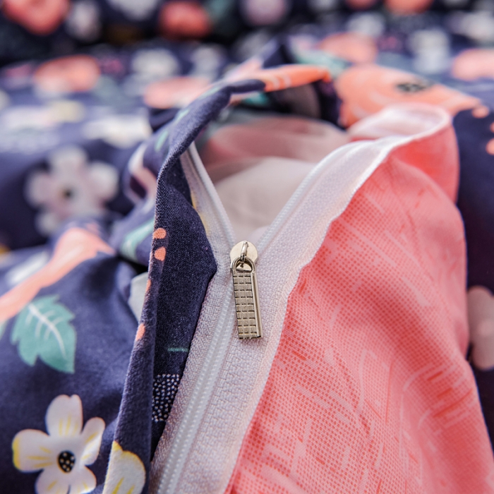 91家纺网 家纺一手货源 找家纺 乐居坊 2020新款简约小清新芦荟棉四件套 热恋