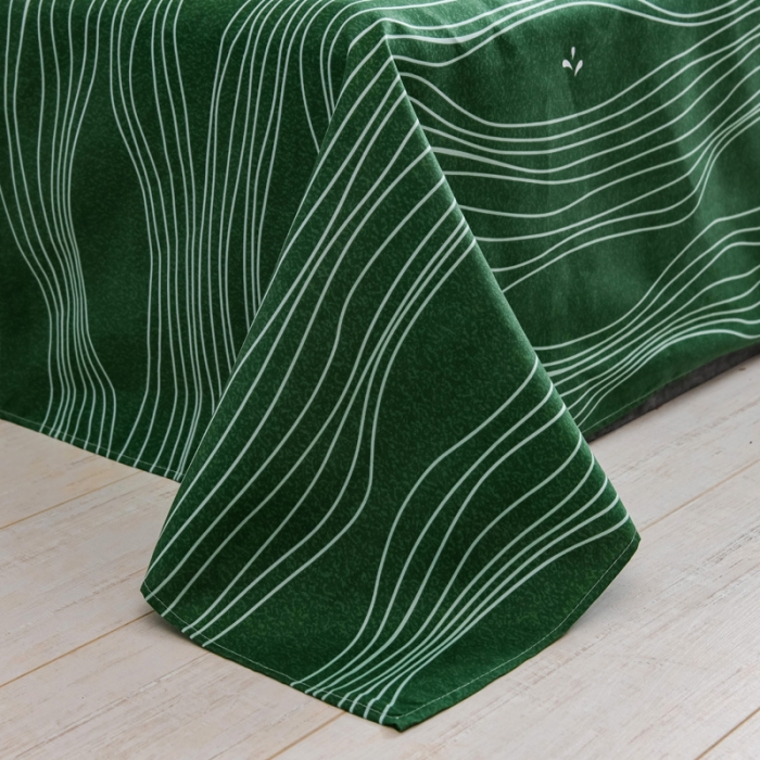 91家纺网 家纺一手货源 找家纺 乐居坊 2020新款简约小清新芦荟棉四件套 森林派对