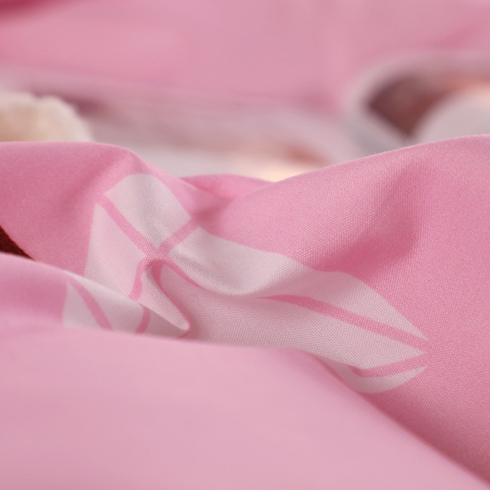 91家纺网 家纺一手货源 找家纺 乐居坊 2020新款简约小清新芦荟棉四件套 闪亮