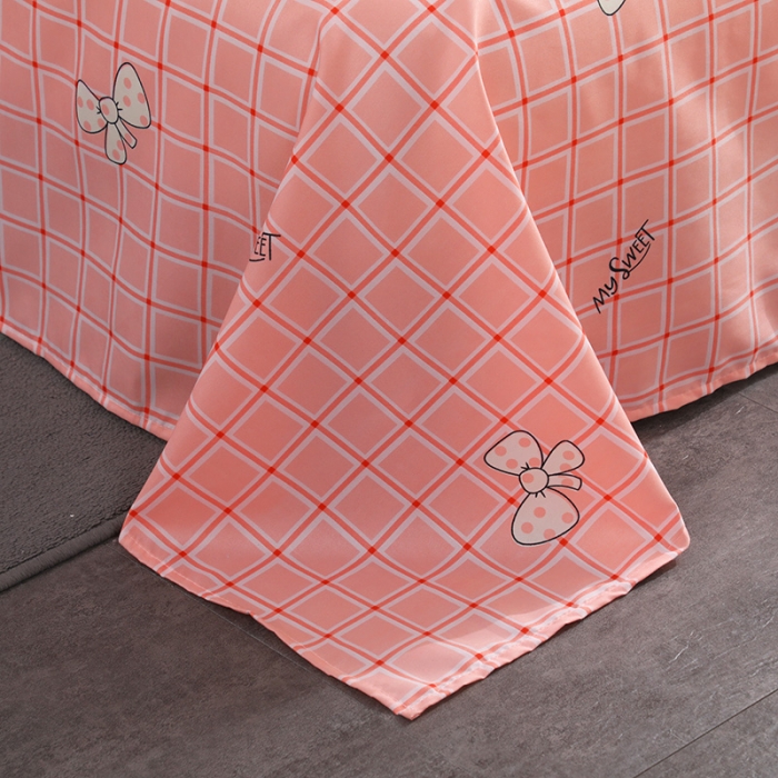 91家纺网 家纺一手货源 找家纺 乐居坊 2020新款简约小清新芦荟棉四件套 少女情怀