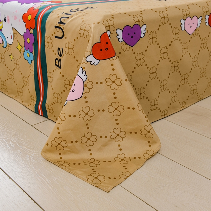 91家纺网 家纺一手货源 找家纺 乐居坊 2020新款简约小清新芦荟棉四件套 奢华