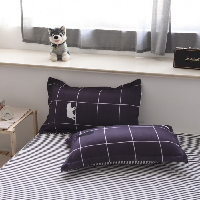 91家纺网 家纺一手货源 找家纺 乐居坊 2020新款简约小清新芦荟棉四件套 时尚人生