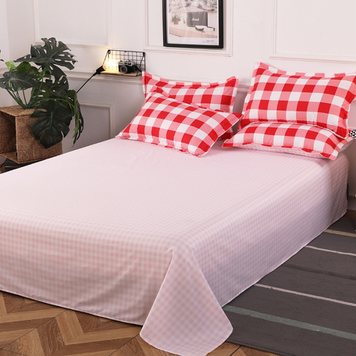 91家纺网 家纺一手货源 找家纺 乐居坊 2020新款简约小清新芦荟棉四件套 她喜爱