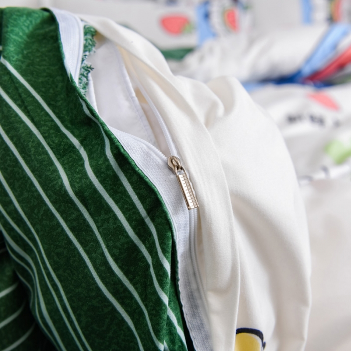 91家纺网 家纺一手货源 找家纺 乐居坊 2020新款简约小清新芦荟棉四件套 森林派对