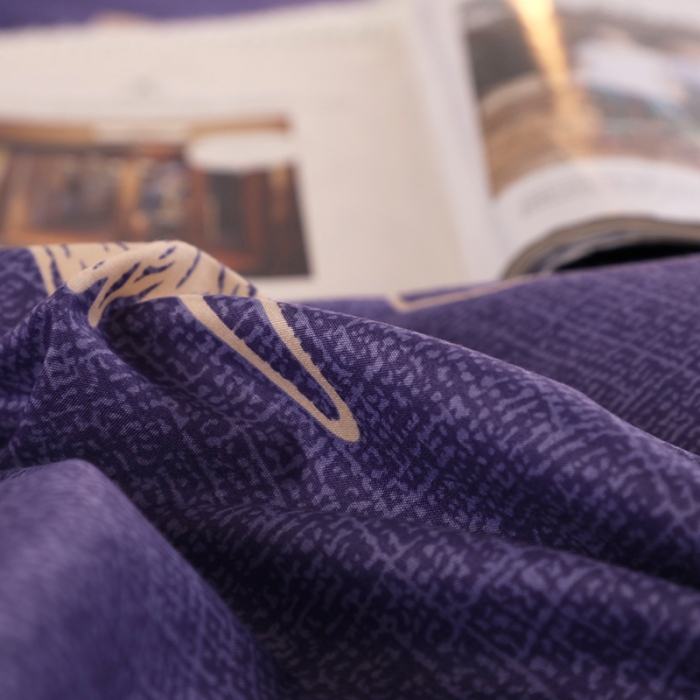 91家纺网 家纺一手货源 找家纺 乐居坊 2020新款简约小清新芦荟棉四件套 威尔士