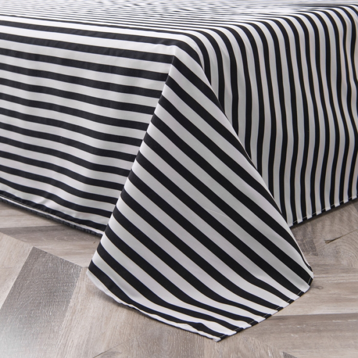 91家纺网 家纺一手货源 找家纺 乐居坊 2020新款简约小清新芦荟棉四件套 嘻哈精灵