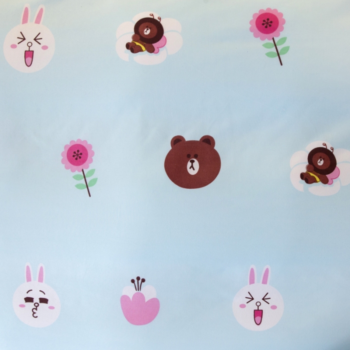 91家纺网 家纺一手货源 找家纺 乐居坊 2020新款简约小清新芦荟棉四件套 熊之梦