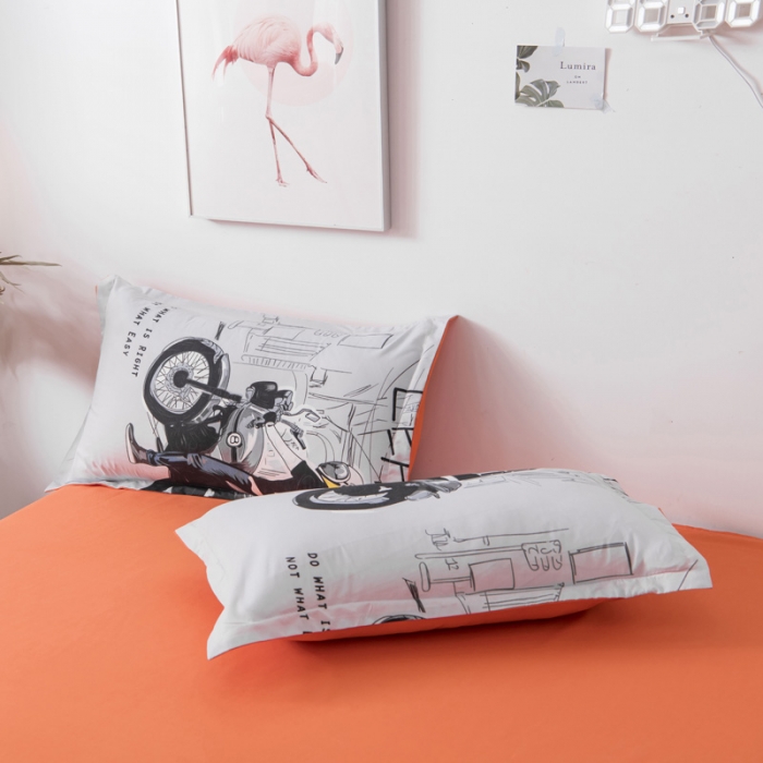 91家纺网 家纺一手货源 找家纺 乐居坊 2020新款简约小清新芦荟棉四件套 学长你好