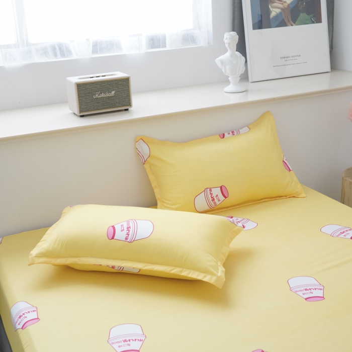 91家纺网 家纺一手货源 找家纺 乐居坊 2020新款简约小清新芦荟棉四件套 优乐多