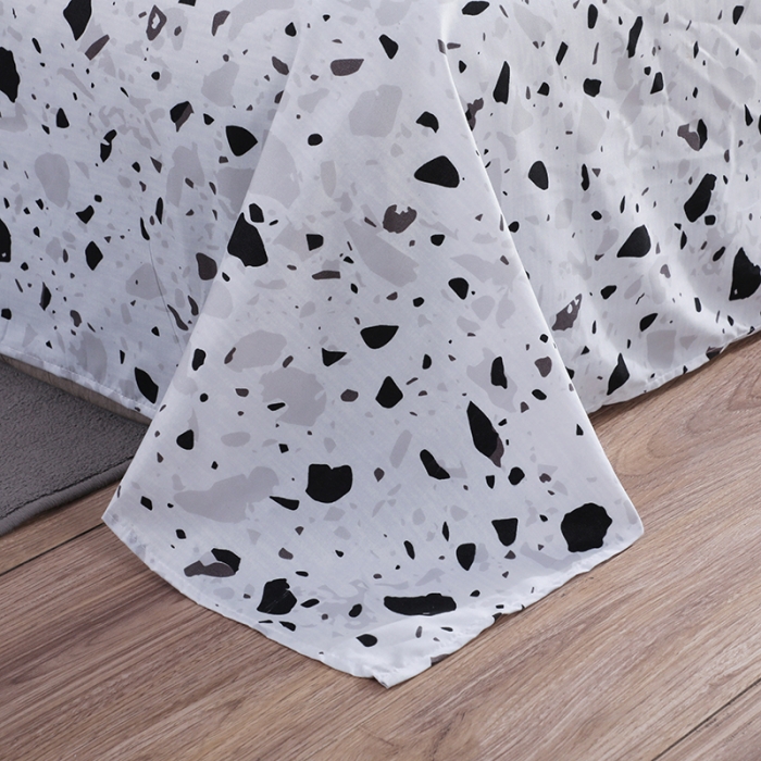 91家纺网 家纺一手货源 找家纺 乐居坊 2020新款简约小清新芦荟棉四件套 悦意