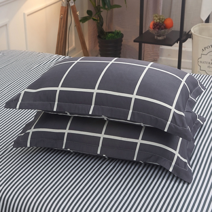 91家纺网 家纺一手货源 找家纺 乐居坊 2020新款简约小清新芦荟棉四件套 自由空间