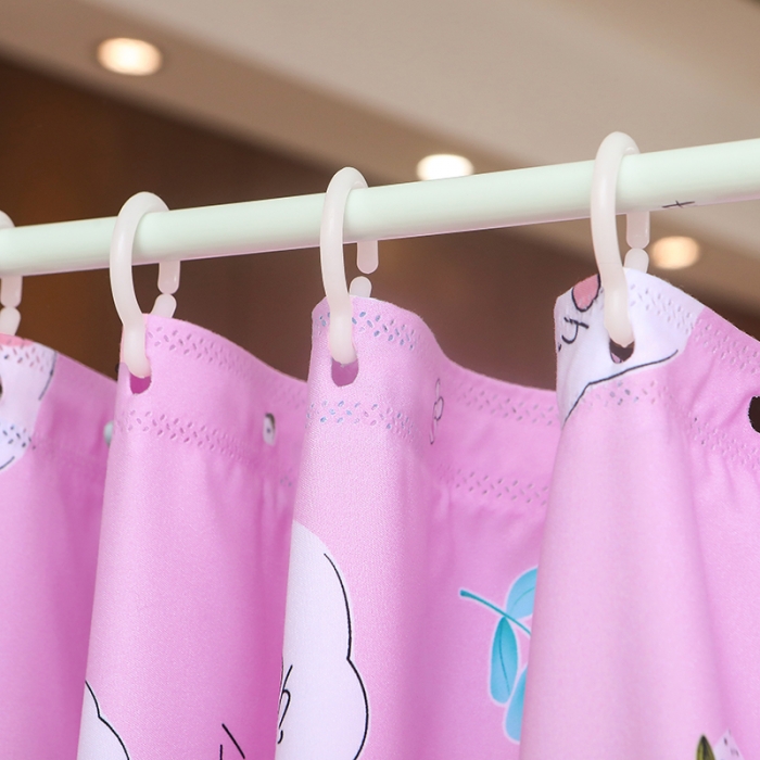 91家纺网 家纺一手货源 找家纺 迪凡保罗 新款5836-1遮光帘坐床烤漆支架蚊帐 小清新