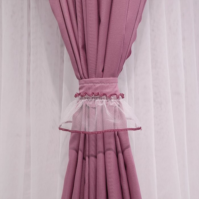 91家纺网 家纺一手货源 找家纺 艾晶美家纺 2021新款四季款豪华双杆双层蚊帐床幔 红豆沙