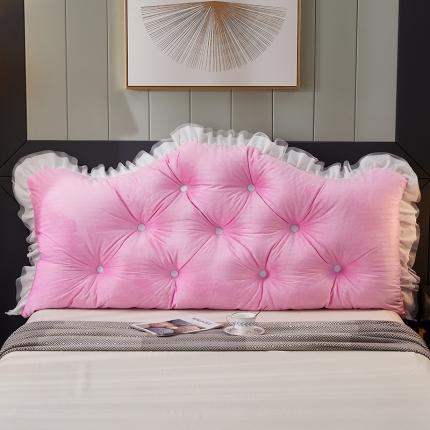 91家纺网 家纺一手货源 找家纺 （总）沐沐 2026新款水晶绒韩版磨毛韩版床靠背