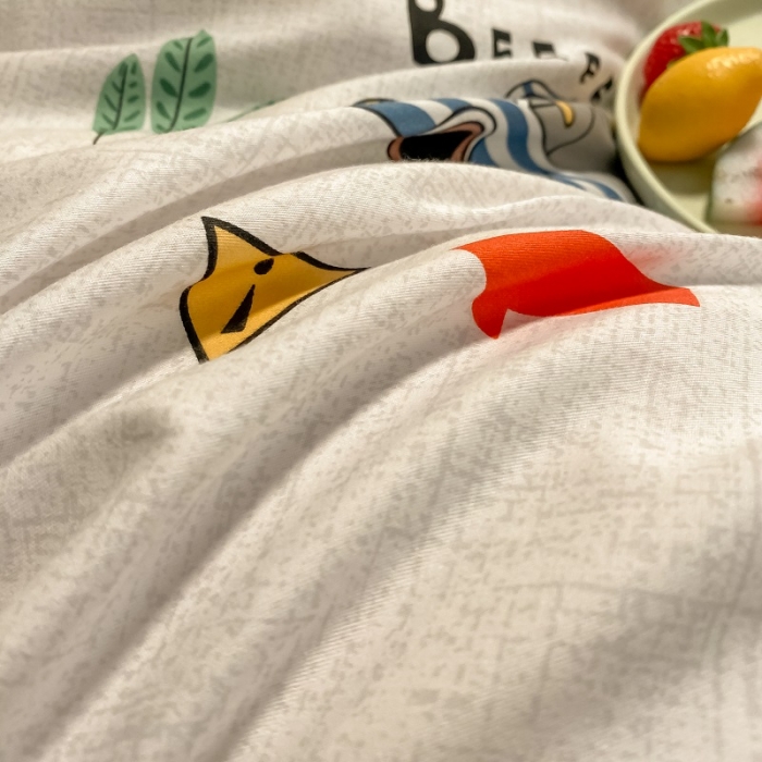 91家纺网 家纺一手货源 找家纺 吉象 2021全棉四件套纯棉四件套直播13070 汽车嘟嘟