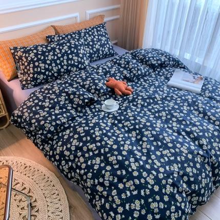感遇 2020新款全棉亲肤印花缘冬系列单被套 花间蜜语