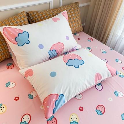 91家纺网 家纺一手货源 找家纺 （总）感遇 2020新款全棉亲肤印花缘冬系列枕套