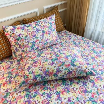 感遇 2020新款全棉亲肤印花缘冬系列枕套 花海