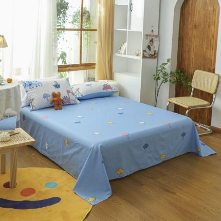 感遇 2021年春夏新品全棉单床单 小阿龙