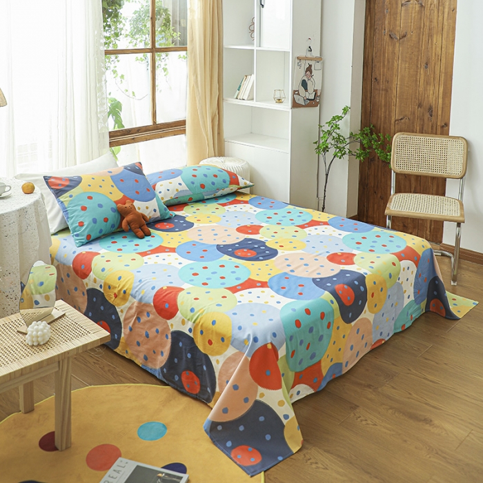 91家纺网 家纺一手货源 找家纺 感遇 2021年春夏新品全棉单床单 写意人生